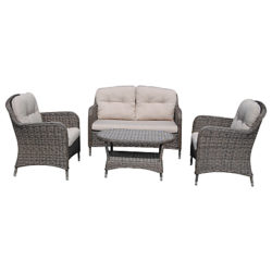 LG Outdoor Marseille 4 Seater Garden Lounging Set, Praia